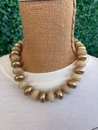 Golden Hour Beaded Necklace