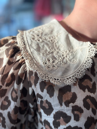 Leopard and Lace Top