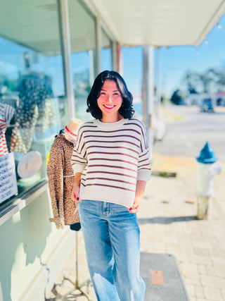 Everyday Ease Striped Sweater- 4 Colors!