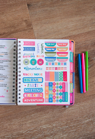 17 Month Planners - (2026 - 2027): Floral Geo