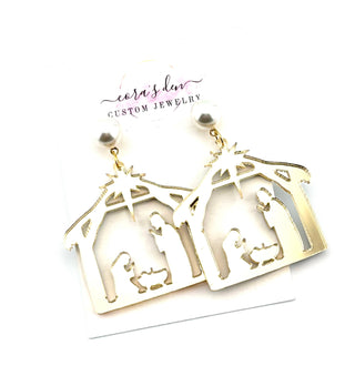 Christmas Nativity Earrings 