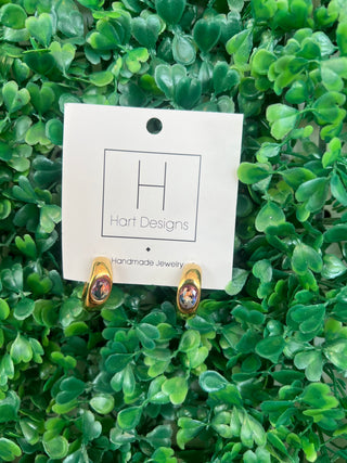 Prism Glimmer Mini Hoops