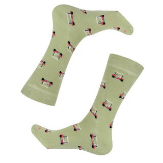 Green Golf Cart Socks