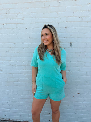 Simply Southern Seaside Vintage Wash Romper