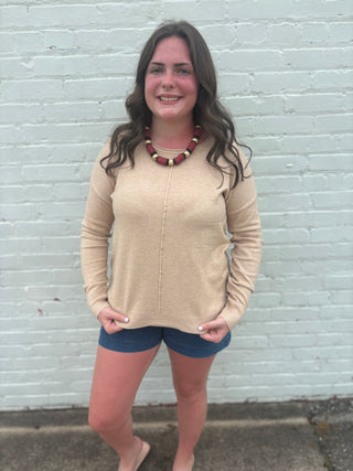 Oatmeal Luxe Sweater