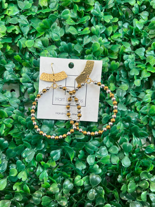 Boho Breeze Beaded Hoops