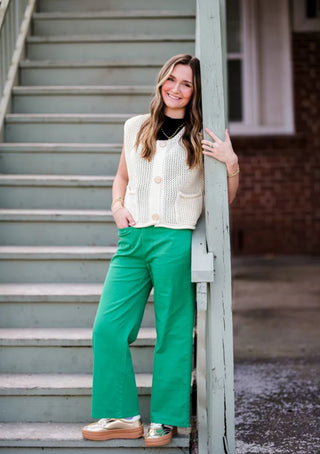 Grab Your Bestie Ankle Pants in Green