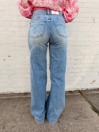 Judy Blue Retro Revival Fold-Over Waist Jeans