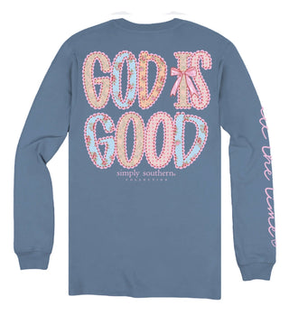 Simply Southern God is Good Long Sleeve Graphic Tee