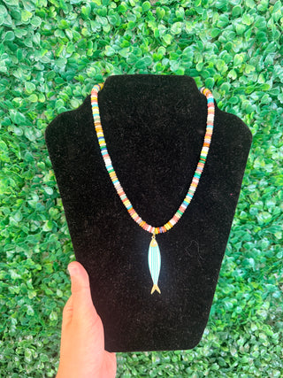 Catch of the Day Beaded Necklace – Multi