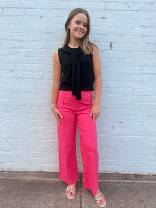 Pink Power Wide Leg Pants