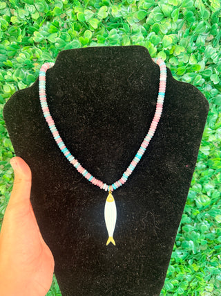 Catch of the Day Beaded Necklace – Pastel Mix