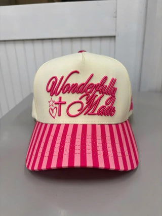 Wonderfully Made Stripe Trucker Hat