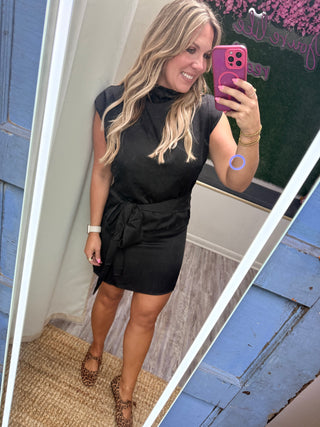 After Dark Satin Dress