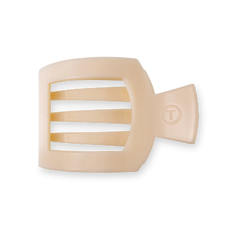 Teleties Almond Beige Medium Flat Square Clip