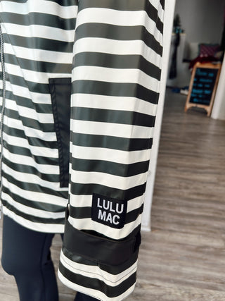 Lulu Mac Raincoat Darby Black/White