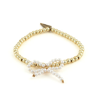 Bridget Pearl Bow Bracelet