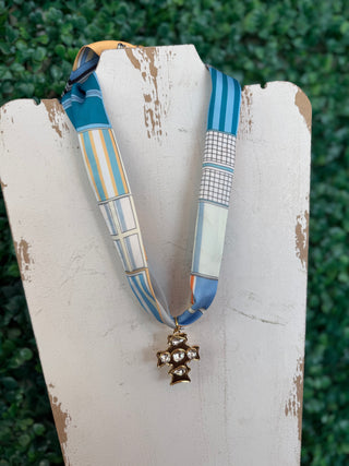 Coastal Charm Scarf Necklace