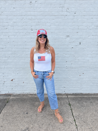 Stars & Stripes Ribbed Tank