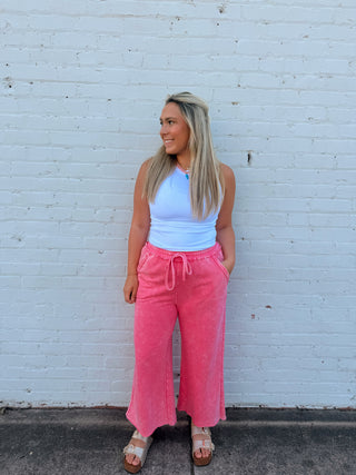The Pink Haze Wide Leg Pant