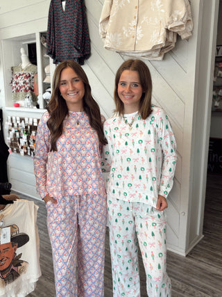 Mary Square Annie Pajama Set Sugar Plum Dreams