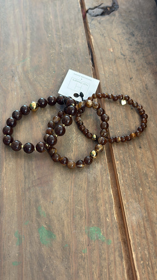 Tiger’s Eye Beaded Stretch Bracelet