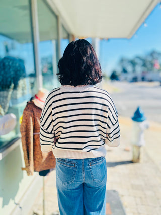 Everyday Ease Striped Sweater- 4 Colors!