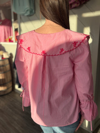 Elly Collar Top