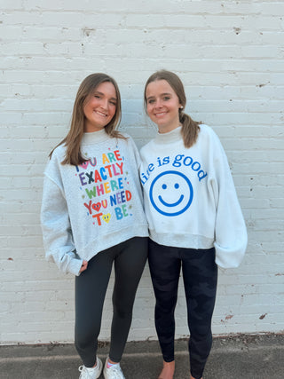 Exactly Where You Need To Be Reversible Sweatshirt