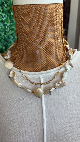 Luna Pearl Layered Necklace