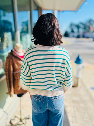Everyday Ease Striped Sweater- 4 Colors!