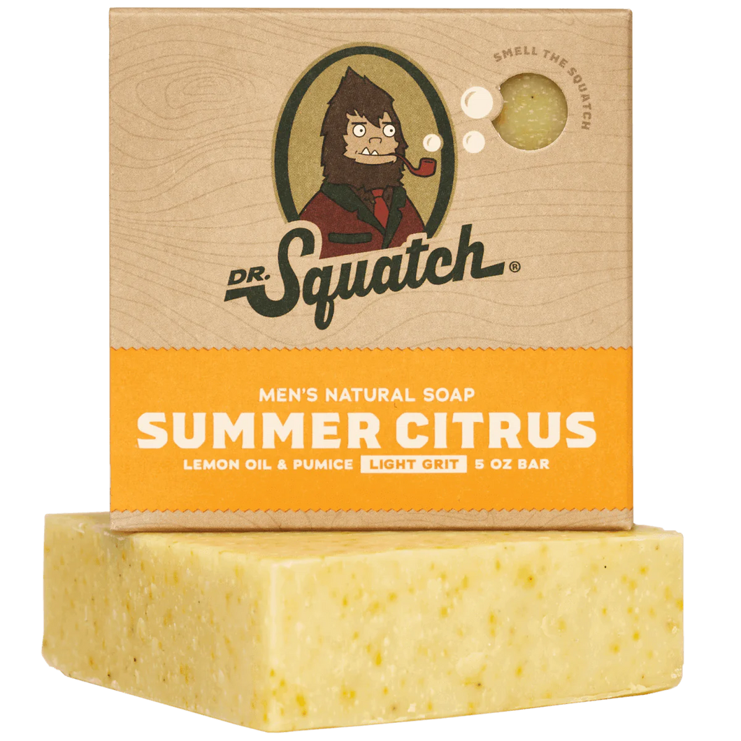 Dr. Squatch Men's Natural Soap Summer Citrus