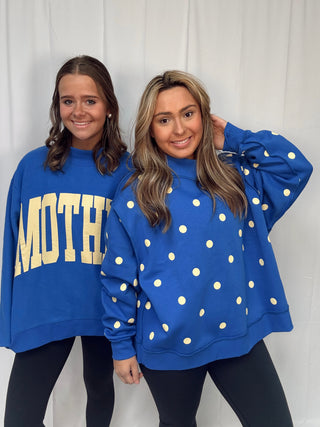 Mother Reversible Polka Dot Sweatshirt