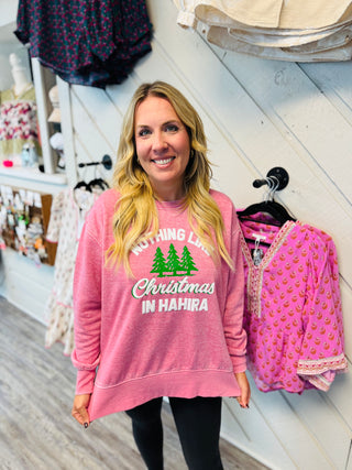 Nothing Like Christmas in Hahira Mineral Wash Pullover