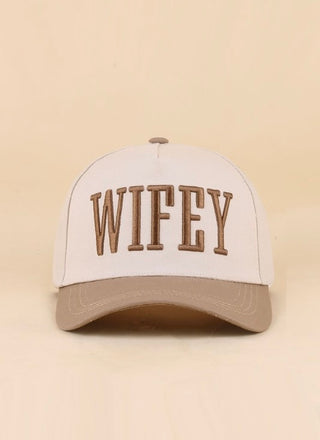 Ash Mocha Wifey Snapback Hat