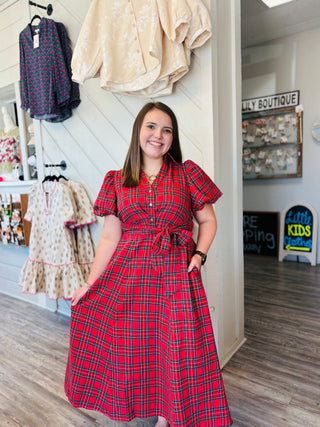 Highland Holiday Plaid Dress
