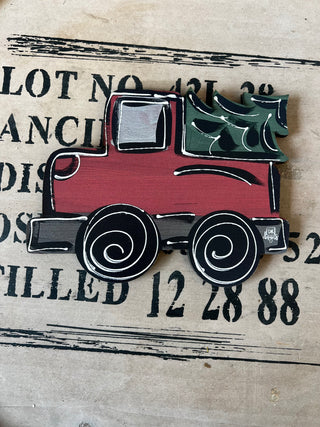 Christmas Tree Truck Attachment for Door Hanger