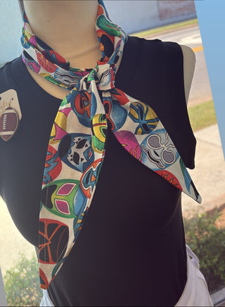 Mexican Wrestler "Luchador" Ascot Scarf