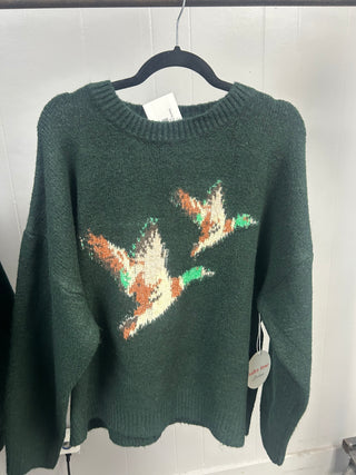 Soaring Duck Skies Sweater
