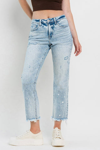 Alexis Tummy Control High Rise Straight Jeans