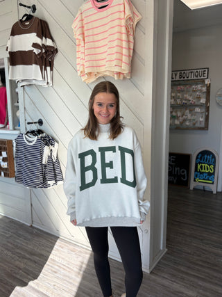 Gym/Bed Reversible Mockneck Sweatshirt