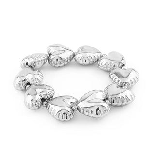 SILVER BALLOON HEART BRACELET