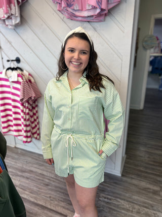 Breezy Ease Button-Up Romper (2 Colors)