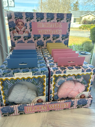 Simply Southern Spa Headband and Wristband Kit (4 Color Options)