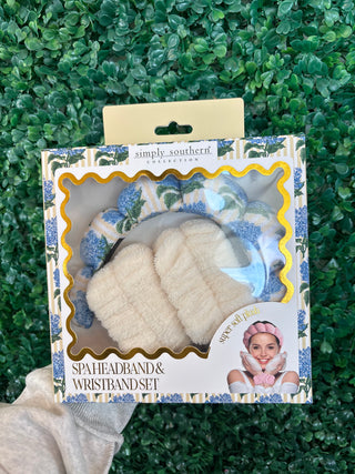 Simply Southern Spa Headband and Wristband Kit (4 Color Options)