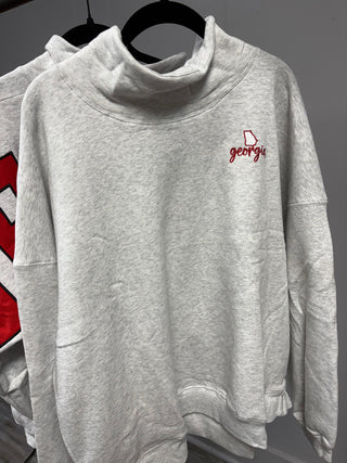 Georgia Mock Neck Sweatshirt