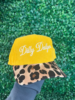 Dilly Dallyer Leopard Brim Trucker Hat