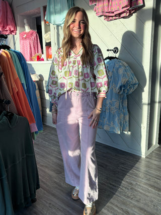 Spring Vibes Wide Leg Pants