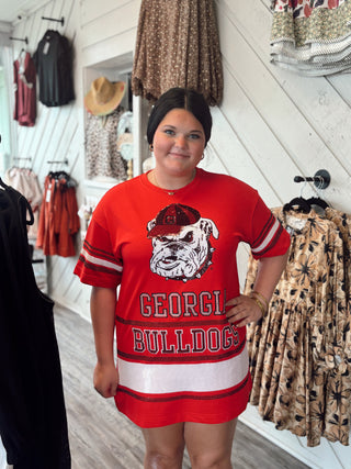 The Sideline T-Shirt Dress Georgia