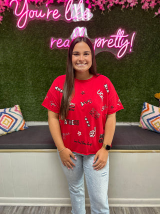 The UGA Sequin Spirit Tee